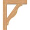 Ekena Millwork Funston Block Smooth Bracket w/ Offset Brace, Western Red Cedar, 7 1/2"W x 34"D x 42"H BKT0806X34X42FST05SWR - alternate 2